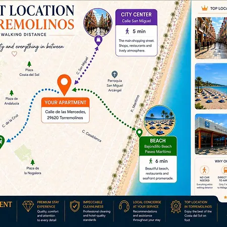 Апартаменти Aurora - Center - Sea Wiew Торремолінос